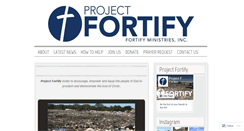 Desktop Screenshot of projectfortify.org